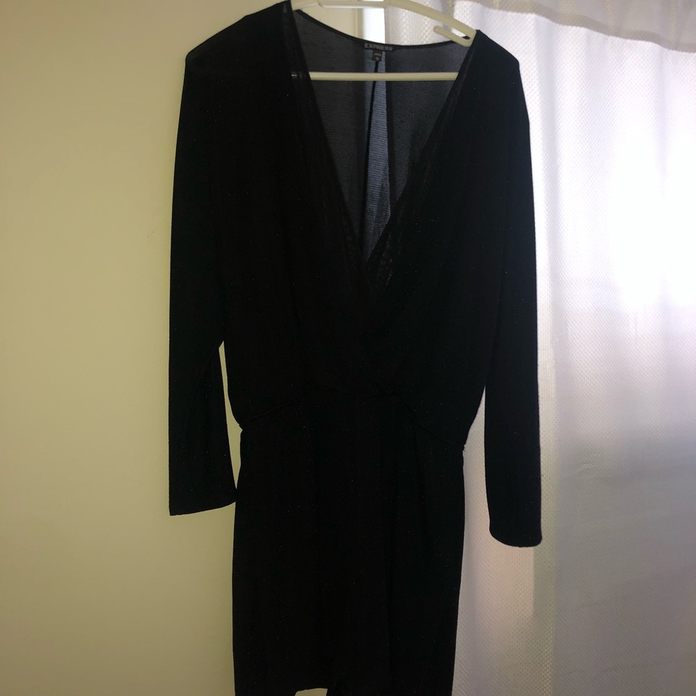 Express black romper